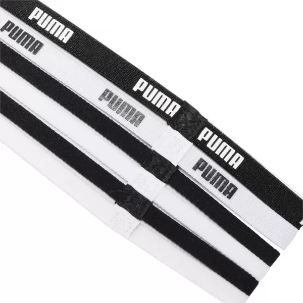  Dámská čelenka PUMA AT SPORTBANDS (6PCS) 053452-09 BLACK 