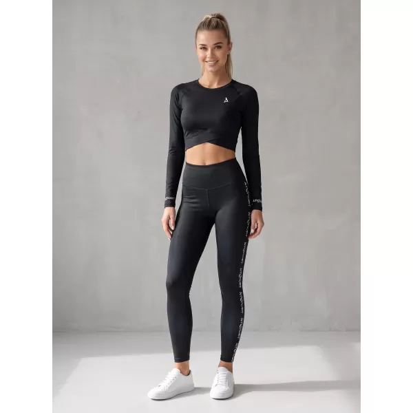  Dámské dlouhé legíny premium ALTISPORT VOJ/ALW021LEG01 ČERNÁ 