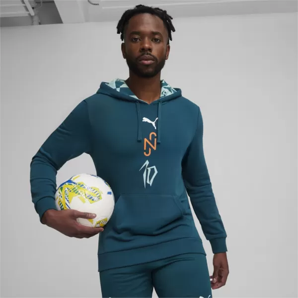  Pánská mikina PUMA NJR CREATIVITY LOGO HOODY 658955-13 BLUE 
