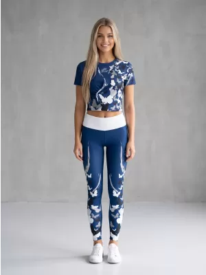 Dámské dlouhé legíny premium ALTISPORT VOJ/ALW022LEG01 NAVY