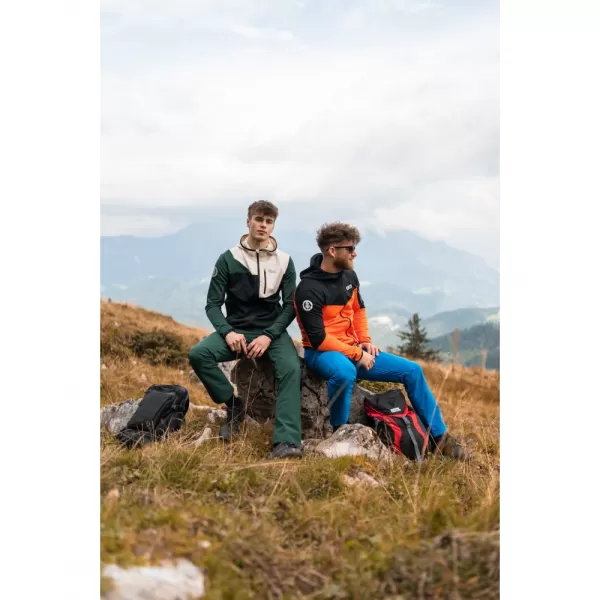  Pánské nepromokavé outdoorové kalhoty NORDBLANC ZESTILY NBFPM7960 TMAVĚ ZELENÁ 