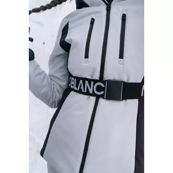  Dámská softshellová lyžařská bunda NORDBLANC APRES-SKI NBWJL7928 BÍLÁ 