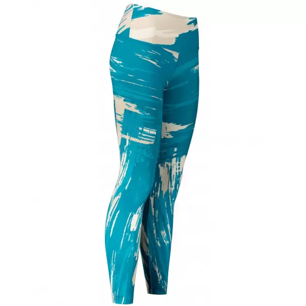  Dámské dlouhé legíny premium ALTISPORT VOJ/ALW010LEG01 PETROLEJOVÁ/HNĚDÁ 