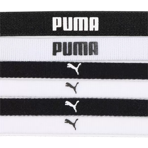  Dámská čelenka PUMA AT SPORTBANDS (6PCS) 053452-09 BLACK 