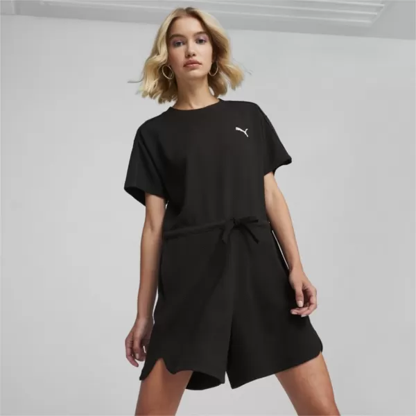  Dámský overal PUMA HER SHORT JUMPSUIT 677891-01 BLACK 