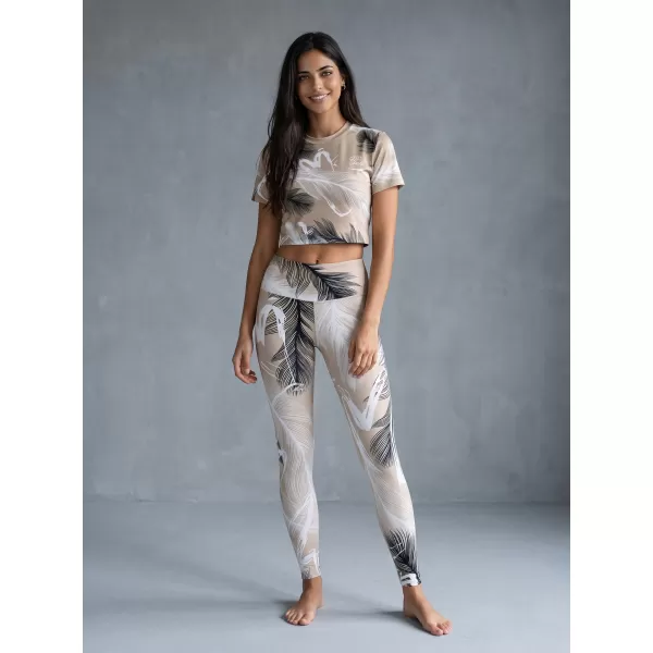  Dámské dlouhé legíny premium ALTISPORT VOJ/ALW001LEG01 HNĚDÁ 
