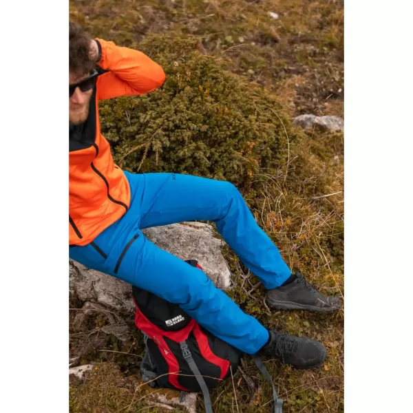  Pánské nepromokavé outdoorové kalhoty NORDBLANC ZESTILY NBFPM7960 MODRÁ 