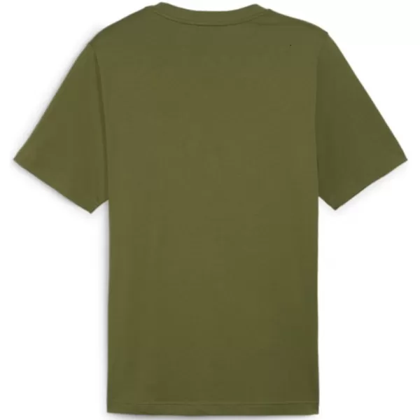  Pánské triko PUMA ESS+ 2 COL SMALL LOGO TEE 674470-33 GREEN 