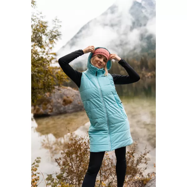  Dámská zimní vesta NORDBLANC SWEET NBWJL7946 SVĚTLE MODRÁ 