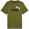 Pánské triko PUMA ESS+ 2 COL LOGO TEE 586759-35 GREEN