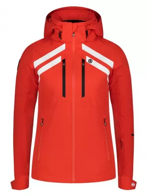 Dámská lyžařská bunda NORDBLANC CREVASSE NBWJL7932 ORANŽOVÝ INKOUST