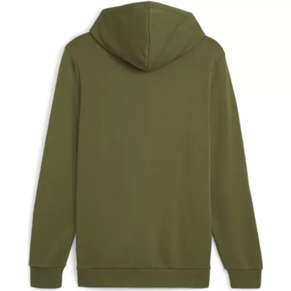  Pánská mikina PUMA ESS+ 2 COL BIG LOGO HOODIE 586765-35 GREEN 