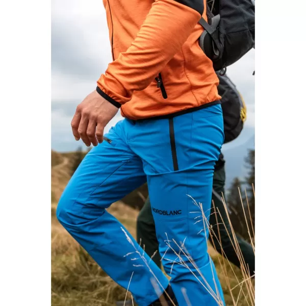  Pánské nepromokavé outdoorové kalhoty NORDBLANC ZESTILY NBFPM7960 MODRÁ 