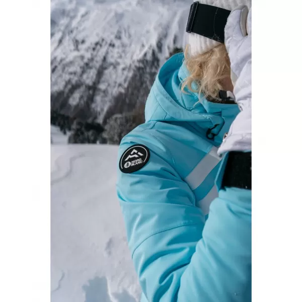  Dámská lyžařská bunda NORDBLANC CREVASSE NBWJL7932 SVĚTLE MODRÁ 