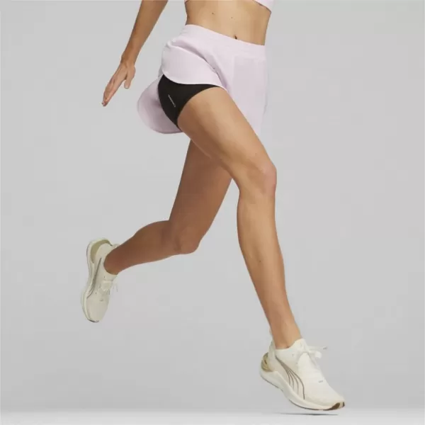  Dámské šortky PUMA RUN FAV WOVEN 2IN1 SHORT W 523181-60 BLACK 