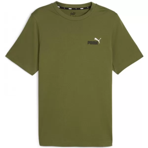  Pánské triko PUMA ESS+ 2 COL SMALL LOGO TEE 674470-33 GREEN 