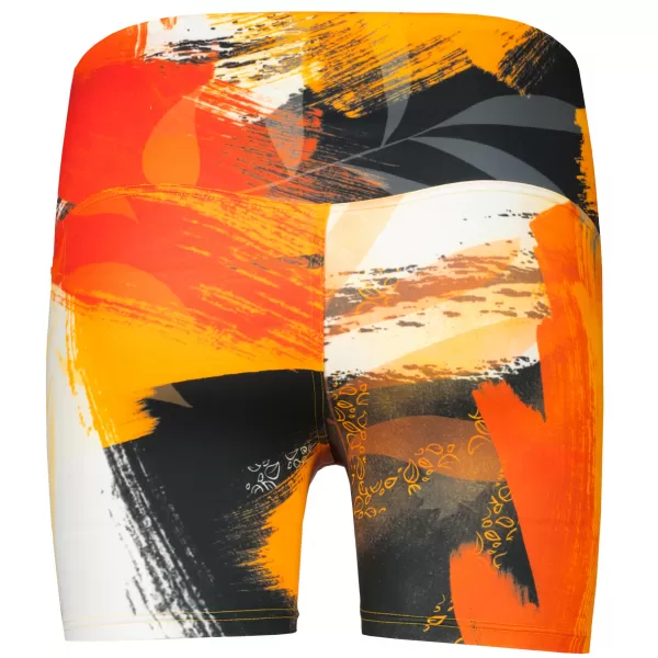  Dámské krátké legíny premium ALTISPORT VOJ/ALW019LEG03 ORANŽOVÁ 