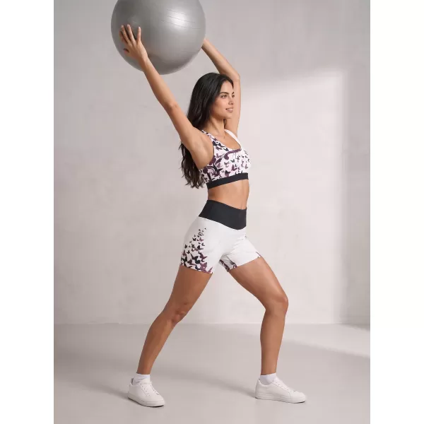  Dámské krátké legíny premium ALTISPORT VOJ/ALW022LEG03 BÍLÁ 