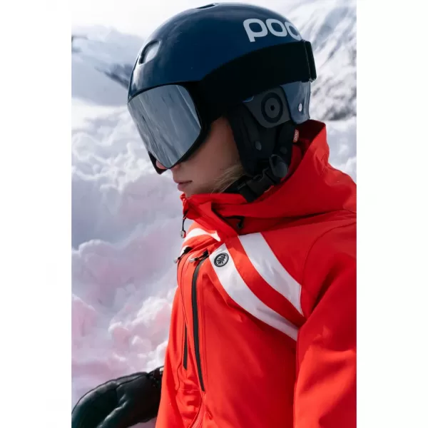  Dámská lyžařská bunda NORDBLANC CREVASSE NBWJL7932 ORANŽOVÝ INKOUST 