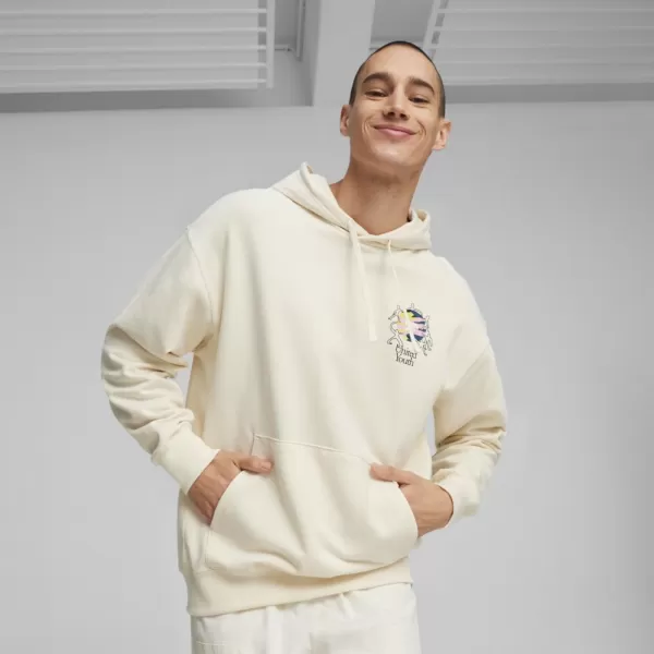  Pánská mikina PUMA DOWNTOWN GRAPHIC HOODIE 624361-99 ASSORTED COLOURS 