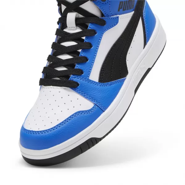  Dětské boty PUMA REBOUND V6 MID JR 393831-06 WHITE 