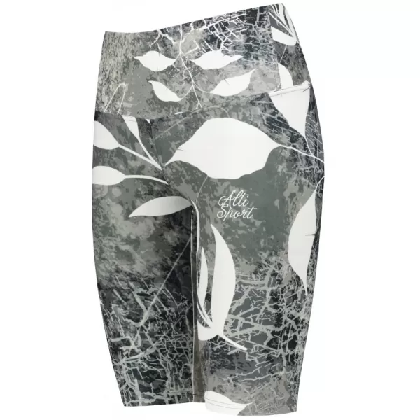  Dámské legíny nad kolena premium ALTISPORT VOJ/ALW020LEG02 ČERNOBÍLÁ 