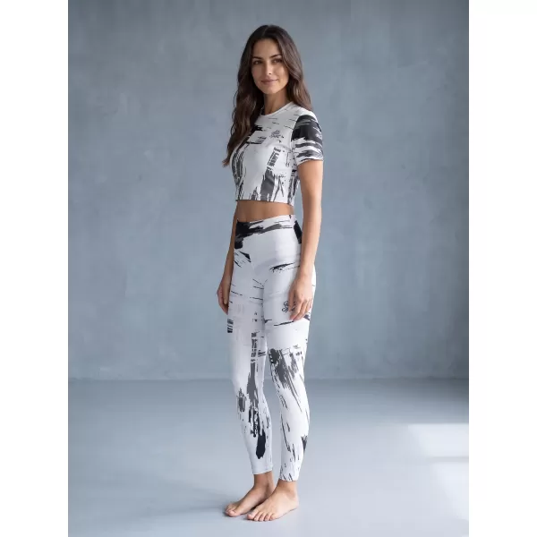 Dámské dlouhé legíny premium ALTISPORT VOJ/ALW010LEG01 BÍLÁ 