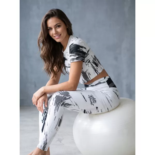  Dámské dlouhé legíny premium ALTISPORT VOJ/ALW010LEG01 BÍLÁ 
