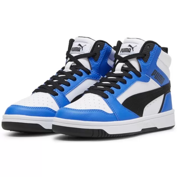 Dětské boty PUMA REBOUND V6 MID JR 393831-06 WHITE 