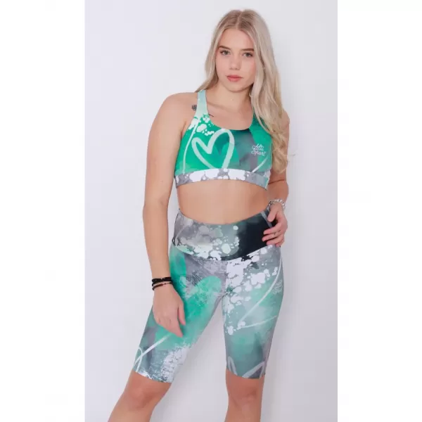  Dámské legíny nad kolena premium ALTISPORT VOJ/ALW017LEG02 TYRKYSOVÁ 