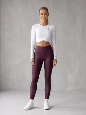 Dámské dlouhé legíny premium ALTISPORT VOJ/ALW021LEG01 FIALOVÁ