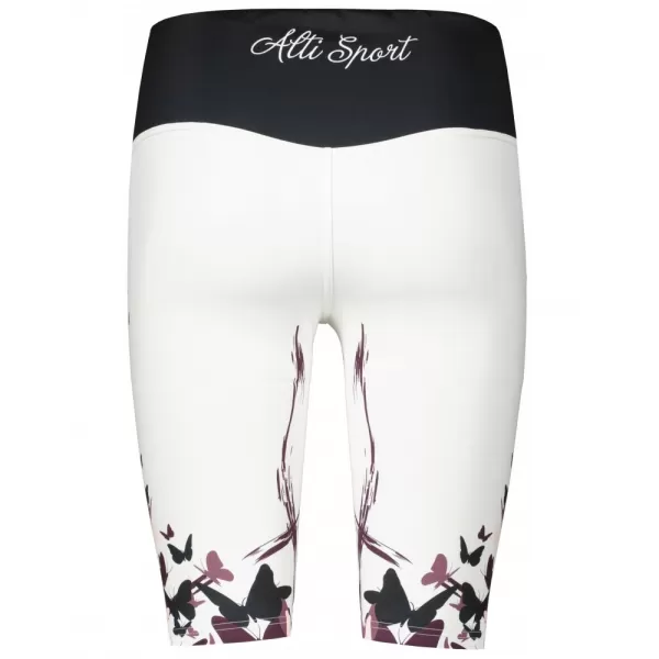  Dámské legíny nad kolena premium ALTISPORT VOJ/ALW022LEG02 BÍLÁ 
