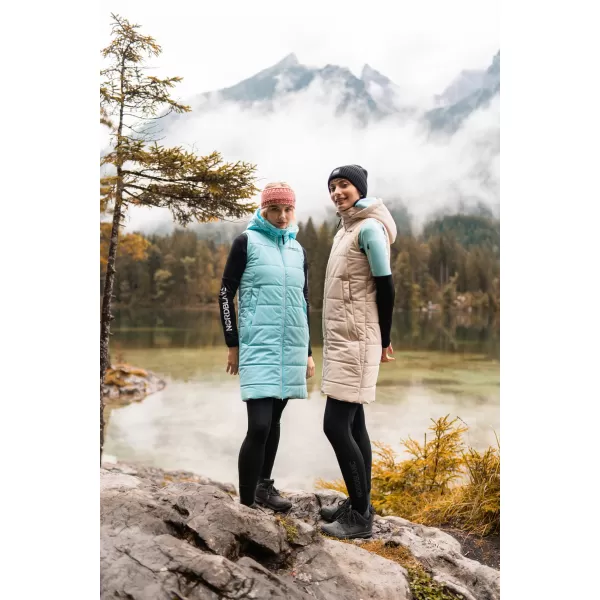  Dámská zimní vesta NORDBLANC SWEET NBWJL7946 SVĚTLE MODRÁ 