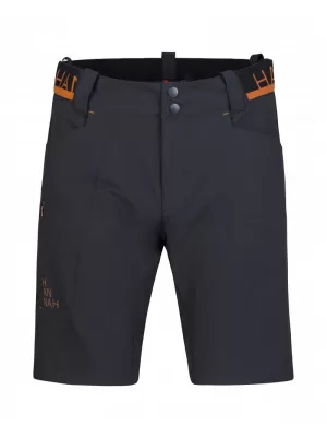 Pánské kraťasy HANNAH NAIRI II ANTHRACITE/ORANGE