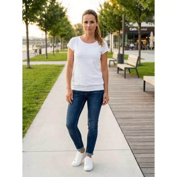  Dámské triko ALTISPORT NoPrint NP/ALW021 BÍLÁ 