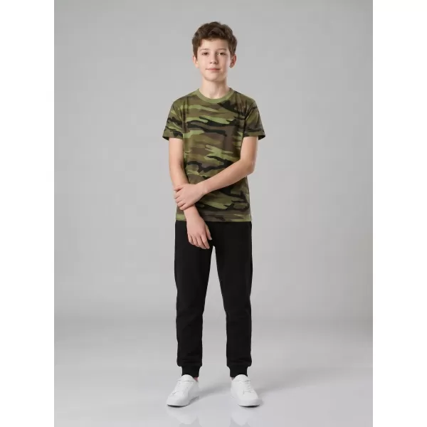  Dětské triko ALTISPORT NoPrint NP/ALK941 CAMOUFLAGE GREEN 