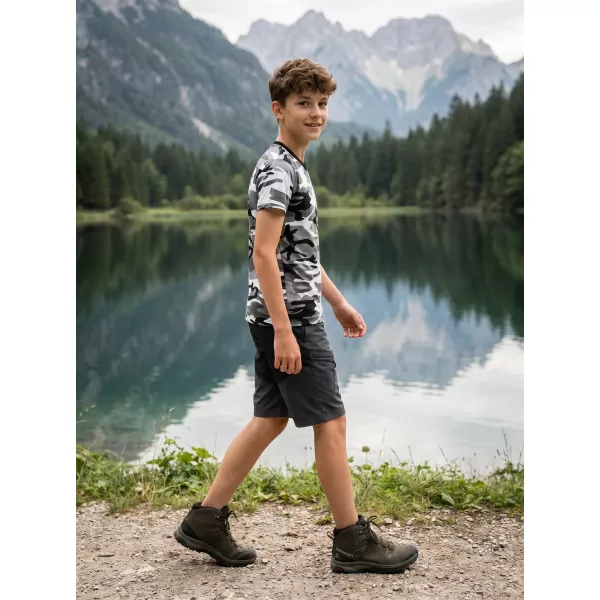  Dětské triko ALTISPORT NoPrint NP/ALK941 CAMOUFLAGE GRAY 