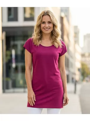 Dámské prodloužené triko ALTISPORT NoPrint NP/ALW321 FUCHSIOVÁ