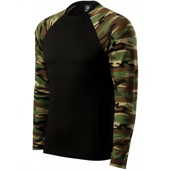  Pánské triko s dlouhým rukávem ALTISPORT NoPrint NP/ALM661 CAMOUFLAGE BROWN 