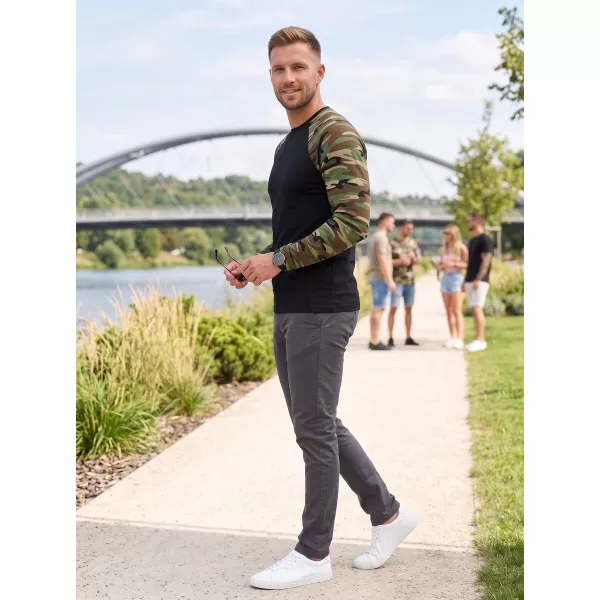  Pánské triko s dlouhým rukávem ALTISPORT NoPrint NP/ALM661 CAMOUFLAGE BROWN 