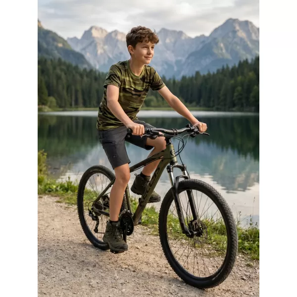  Dětské triko ALTISPORT NoPrint NP/ALK941 CAMOUFLAGE GREEN 