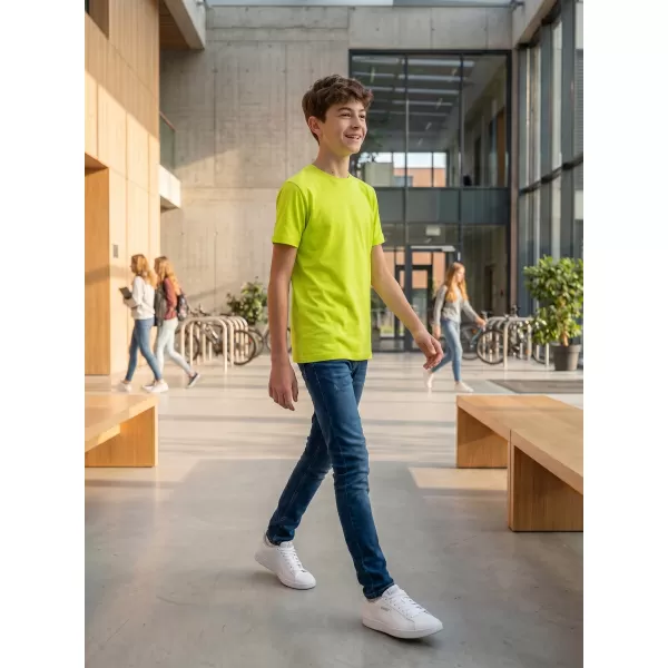  Dětské triko ALTISPORT NoPrint NP/ALK531 LIMETKOVÁ 