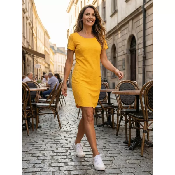  Dámské šaty KIXMI SINTIA ŽLUTÁ 