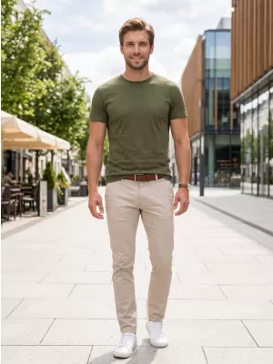 Pánské triko ALTISPORT NoPrint NP/ALM921 MILITARY