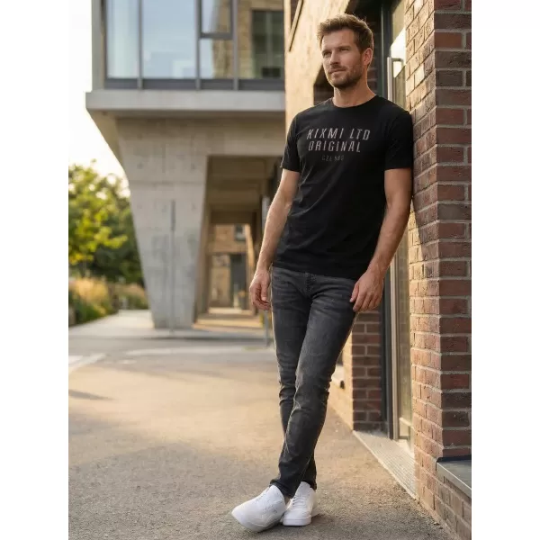 Pánské triko KIXMI SALEM ČERNÁ 