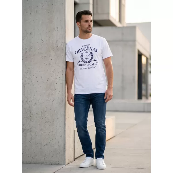  Pánské triko SAM 73 MAVERICK MT 838 BÍLÁ 