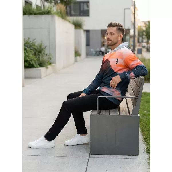  Pánská funkční mikina premium ALTISPORT VOJ/ALM030MI01 ORANŽOVÁ 