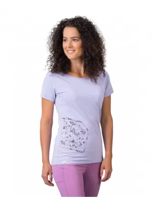 Dámské triko HANNAH ZOEY II PURPLE HEATHER