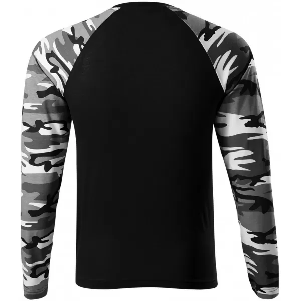  Pánské triko s dlouhým rukávem ALTISPORT NoPrint NP/ALM661 CAMOUFLAGE GRAY 