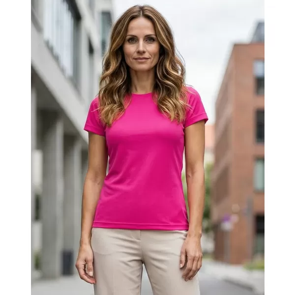  Dámské funkční triko ALTISPORT NoPrint NP/ALW041 NEON PINK 